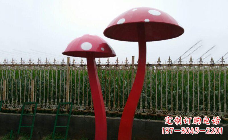 潍坊精致蘑菇不锈钢雕塑