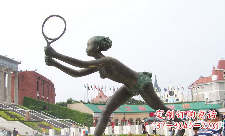 潍坊精致羽毛球铜雕