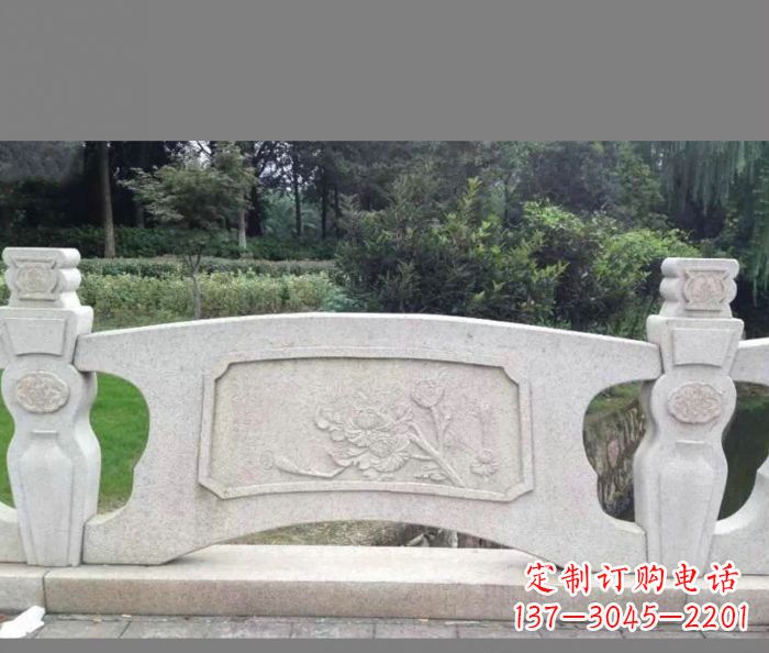潍坊大理石公园石栏板雕塑