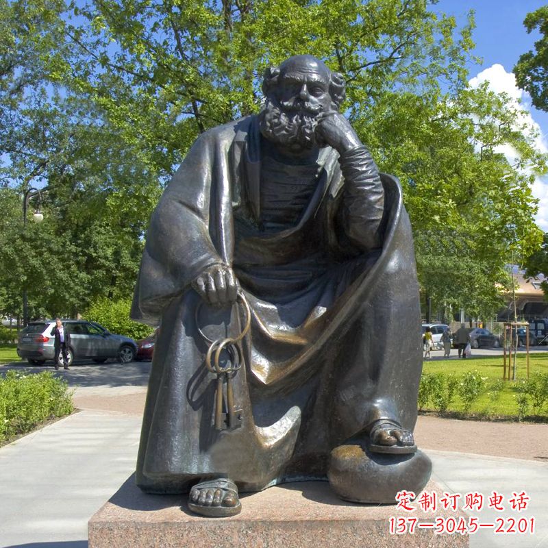 潍坊铸就传奇托尔斯泰雕塑