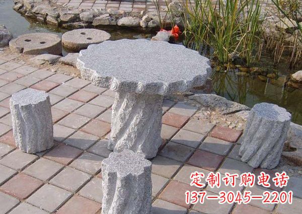 潍坊公园石桌凳 (2)