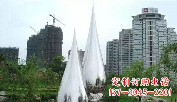 潍坊不锈钢水滴雕塑