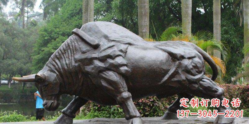 潍坊拓荒牛精美铜雕
