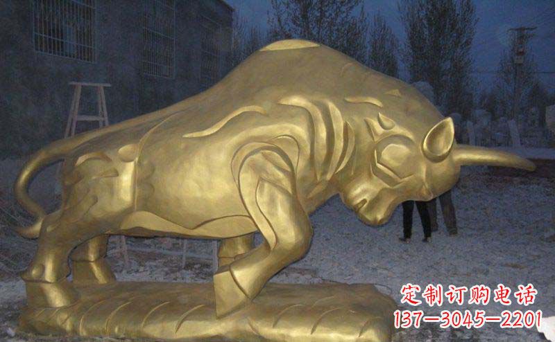 潍坊拓荒牛铜雕—瑰丽壮观的动物雕塑