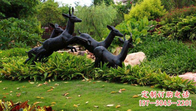 潍坊活力无限的动物铜雕
