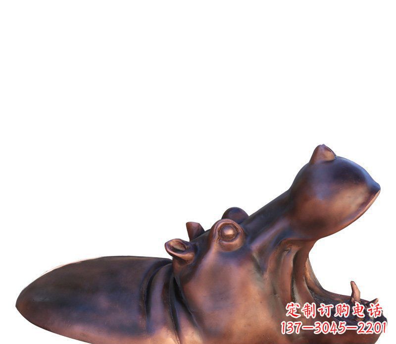 潍坊产品名称铜质河马雕塑