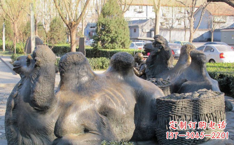 潍坊特大型骆驼铜雕