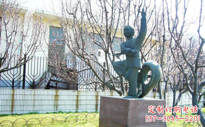 潍坊精致细腻的老人铜雕