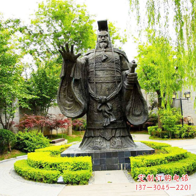 潍坊定制秦始皇古代帝王大型雕塑