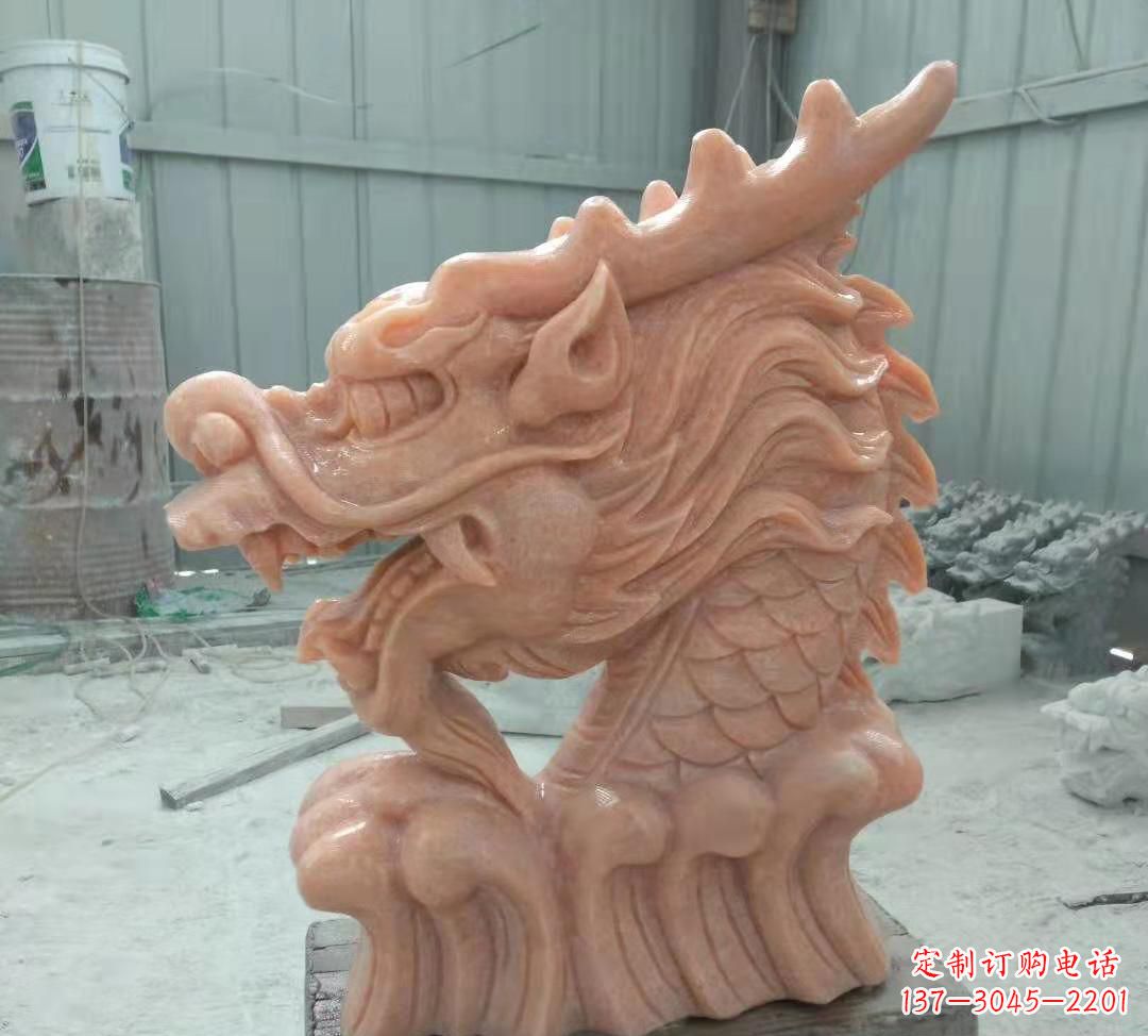 潍坊具有传统工艺特色的公园喷泉龙头石雕