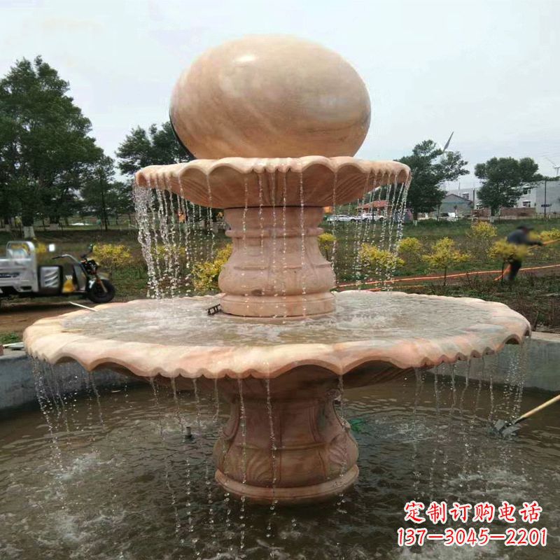 潍坊公园园林石雕喷泉水景