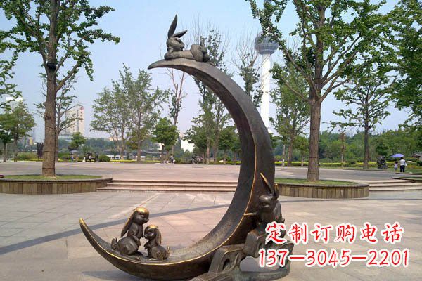 潍坊典雅月亮铜雕