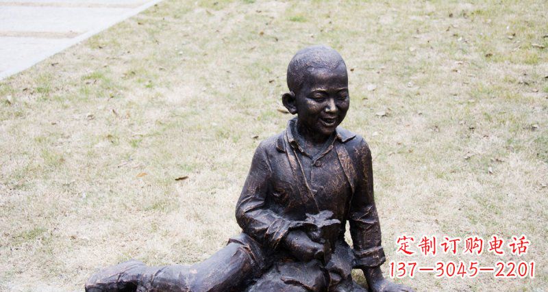 潍坊儿童景观铜雕