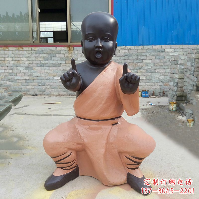 潍坊铜雕功夫小和尚