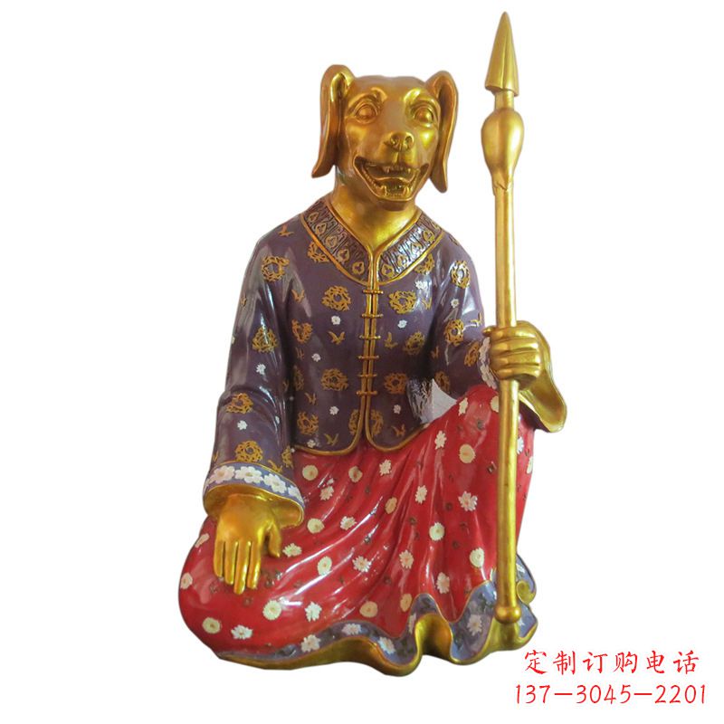 潍坊高端可爱的玻璃钢生肖雕塑