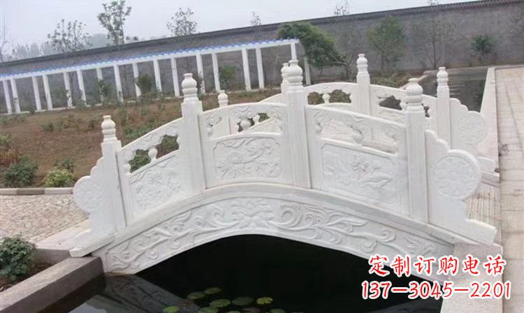 潍坊精美雕刻的拱桥石雕户外摆件，装点您的园林景观