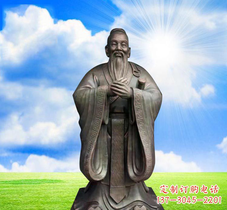 潍坊孔子铜雕，传承传统文化的艺术鉴赏