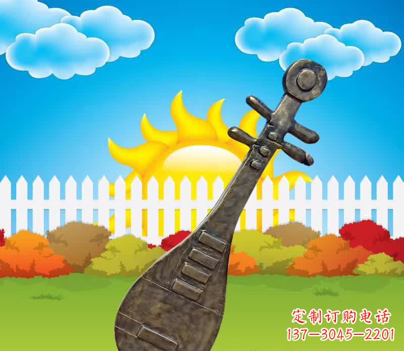 潍坊精美古典琵琶雕塑