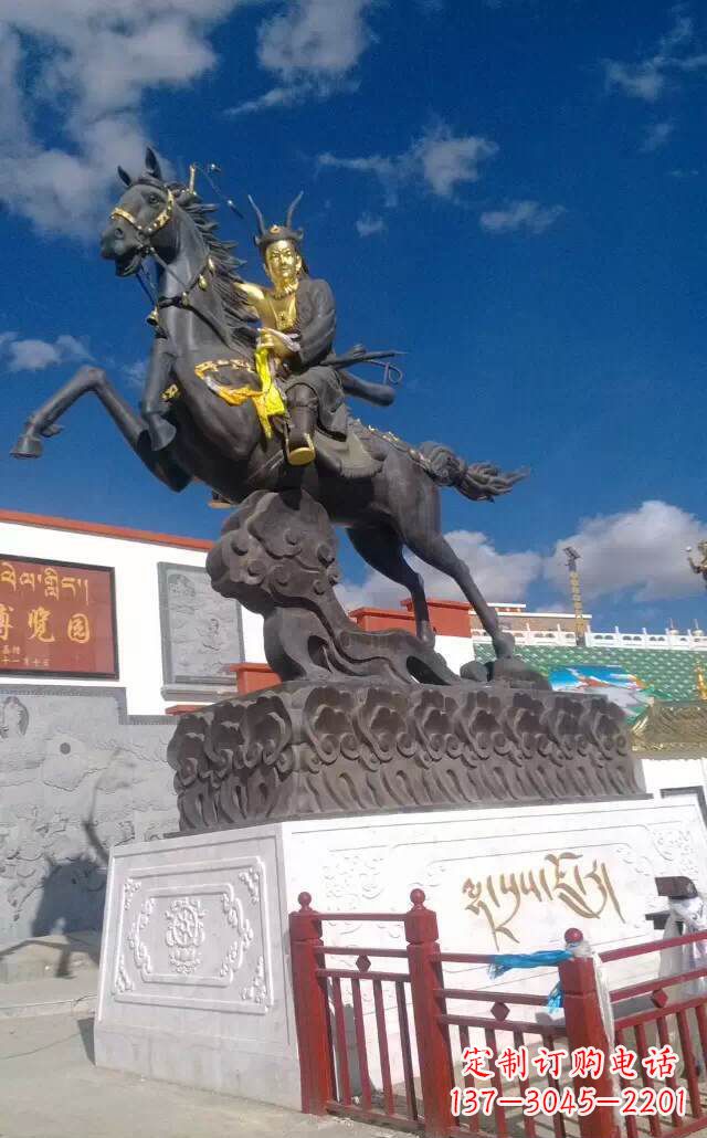 潍坊古典骑马人物雕塑