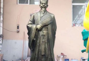 潍坊中领雕塑经典传承，诸葛亮铜雕！