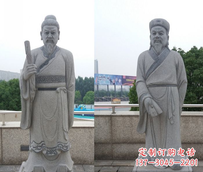 潍坊追随韩非、韩愈传统,精品石雕——韩愈雕塑