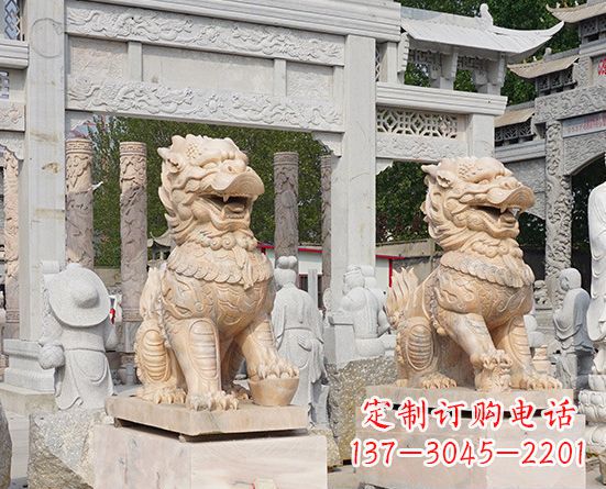 潍坊古典神麒麟石雕，传承古老文化