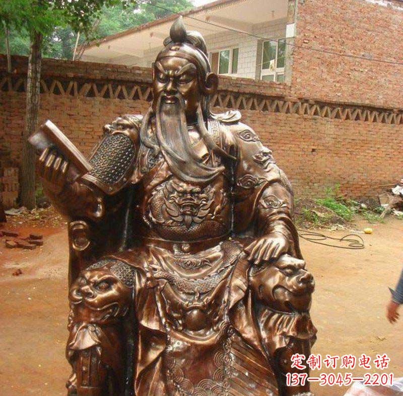 潍坊天下英雄,关公雕塑