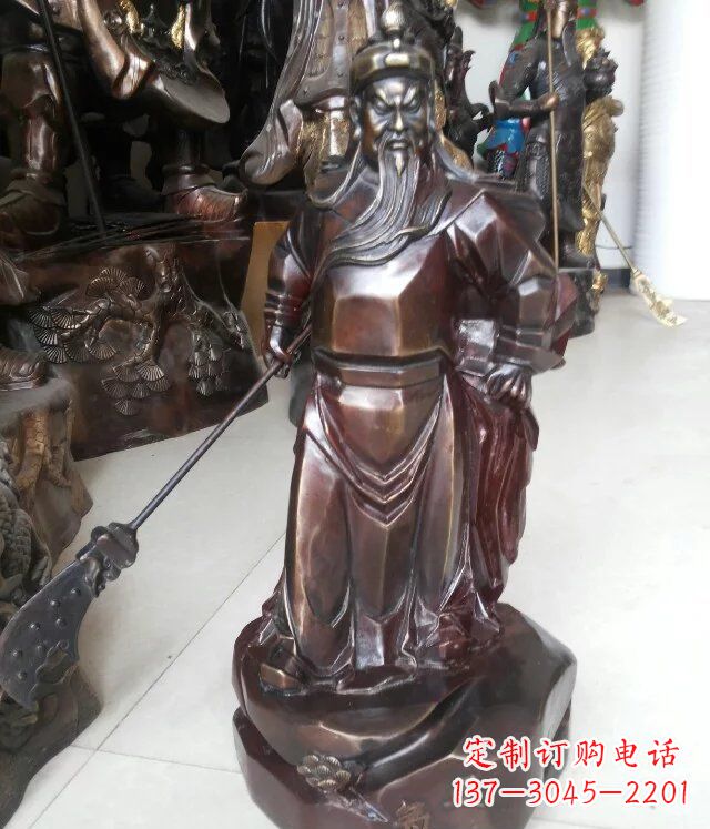 潍坊中领雕塑&关公铜雕