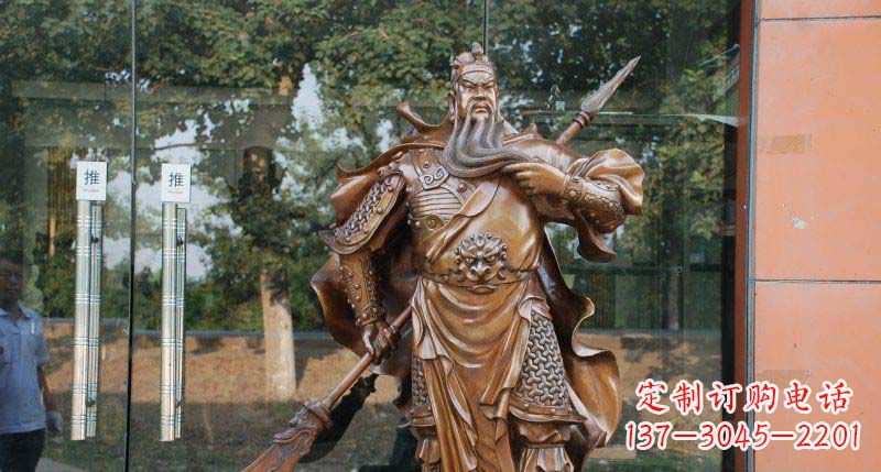 潍坊关公古代人物铜雕