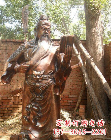 潍坊全新关公铜雕，让你的收藏更个性！