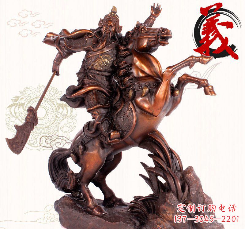 潍坊中领雕塑:脱胎于古代传奇的关公铜雕