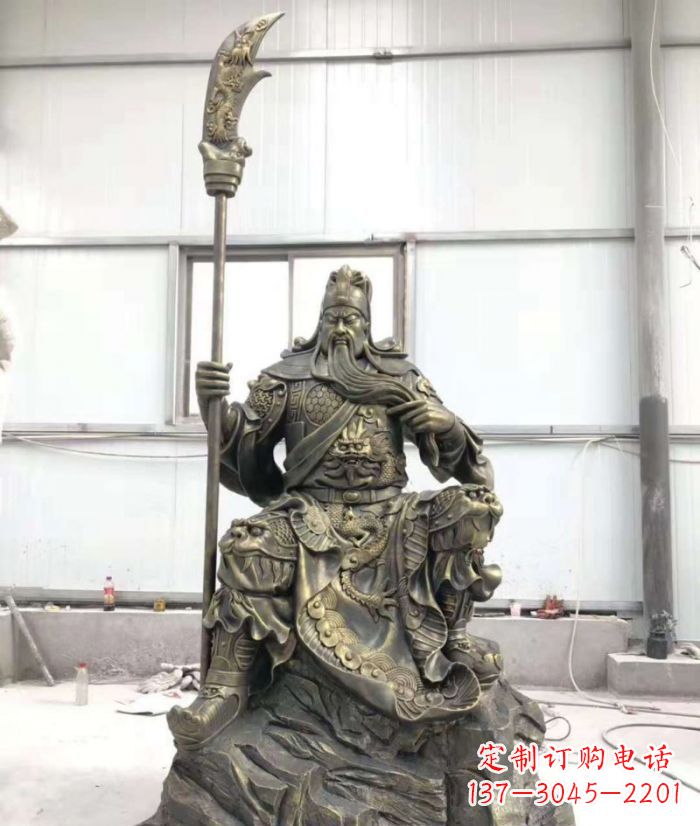 潍坊关公铜雕,令您的装饰更加添彩