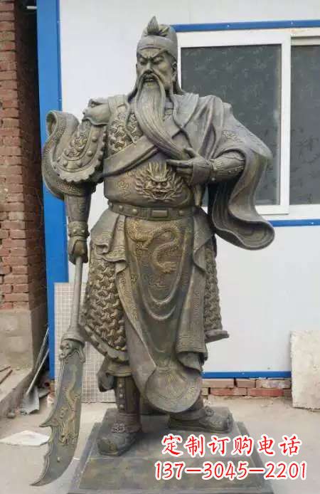 潍坊中领雕塑:传承传说,精美制作关羽铜雕
