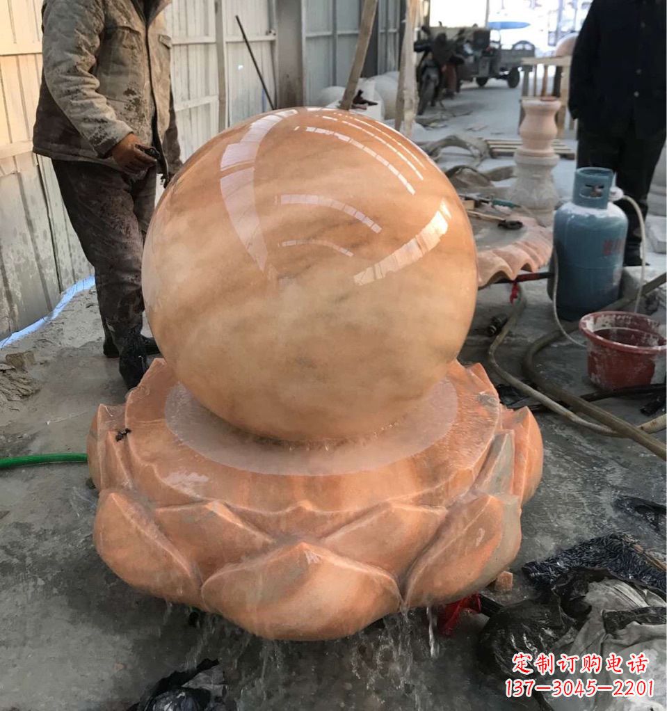 潍坊观音风水球定制雕塑