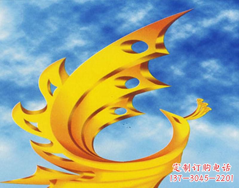 潍坊欣赏高贵凤凰雕塑