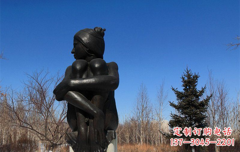 潍坊浪漫优雅的女孩铜雕