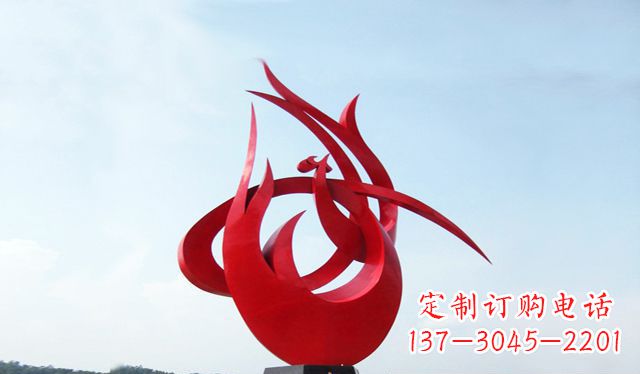 潍坊广场不锈钢大型凤凰雕塑