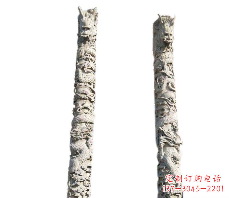 潍坊欣赏传统工艺,邀请专业大理石龙柱雕塑