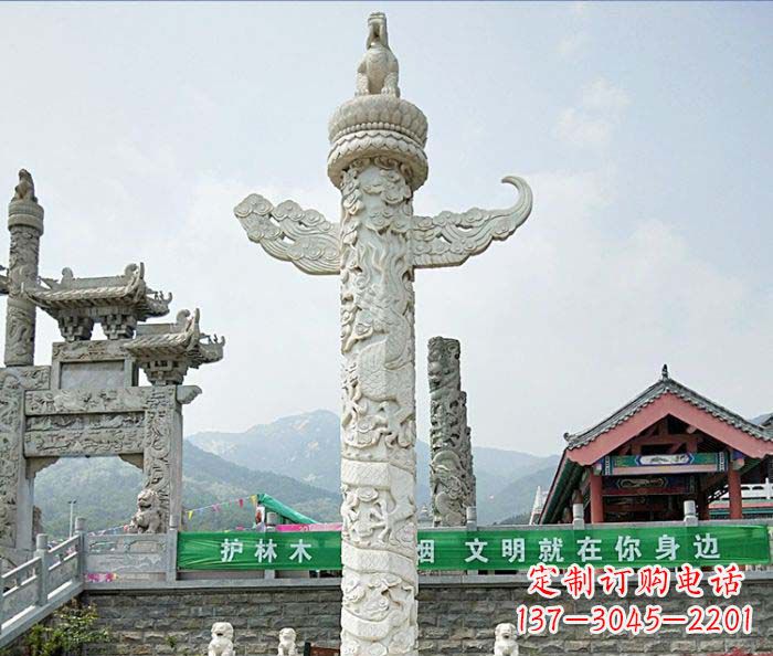 潍坊广场景观大理石华表石雕