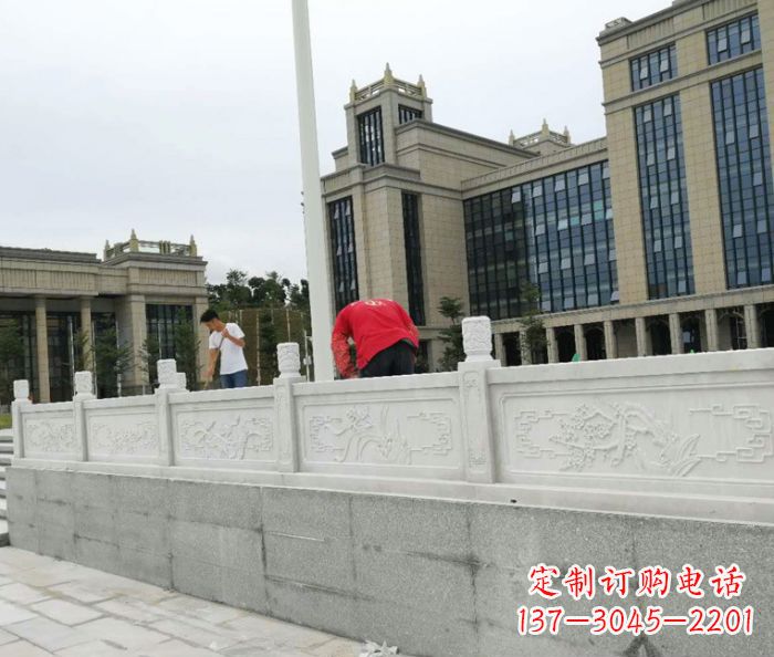 潍坊广场景观大理石栏板雕塑 (2)
