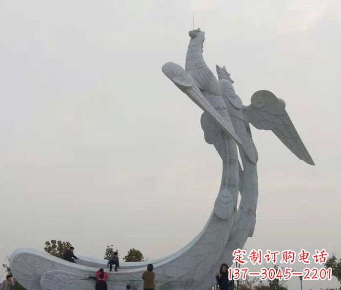 潍坊广场景观凤凰石雕