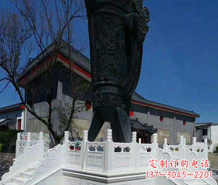 潍坊汉白玉升旗台石雕:高贵而典雅