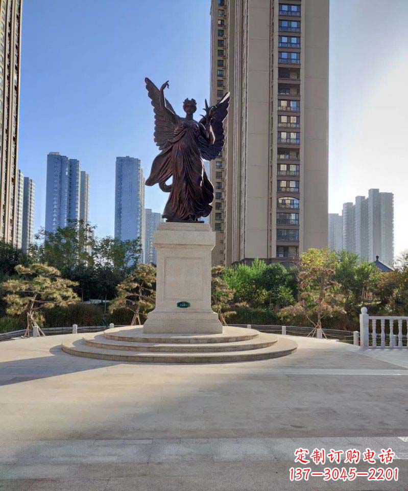 潍坊中领雕塑:精致的女神铜雕