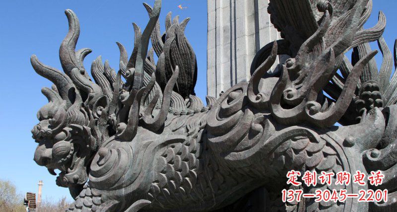 潍坊广场麒麟古代神兽铜雕
