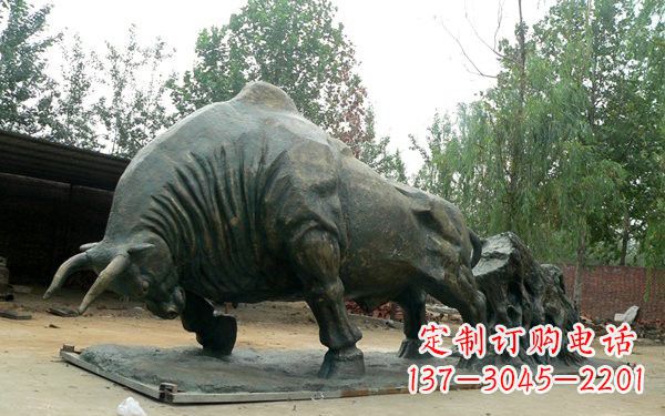潍坊广场企业拓荒牛铜雕