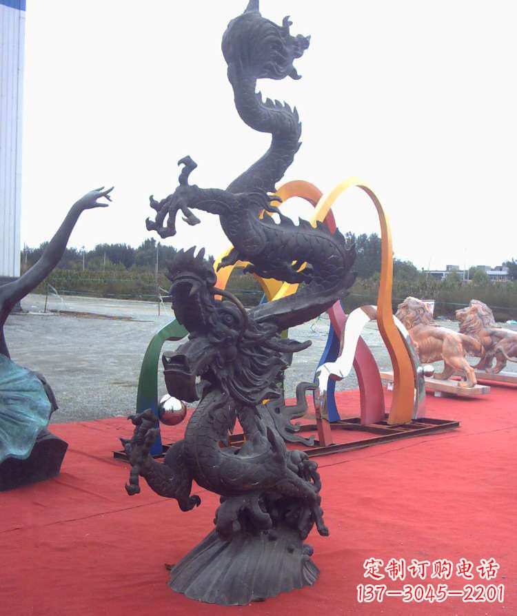 潍坊精美铜雕龙,汇聚古典气息