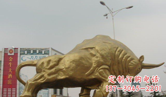 潍坊拓荒牛铜雕塑-充满历史气息的精美雕塑