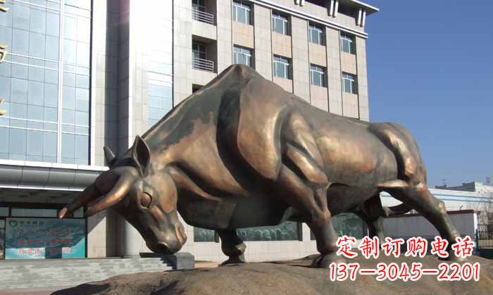 潍坊拓荒牛铜雕塑——将历史传承到现代