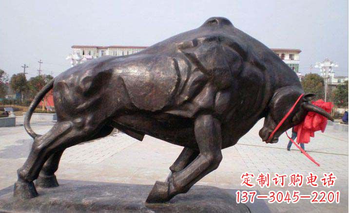 潍坊拓荒牛铜雕塑，让您的空间与众不同