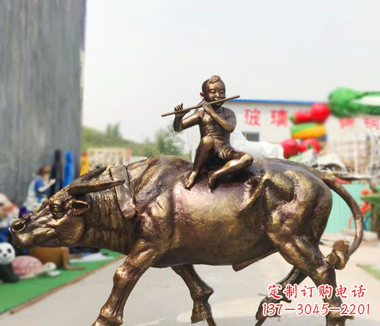 潍坊牧童铜雕:唤醒温暖的旅程